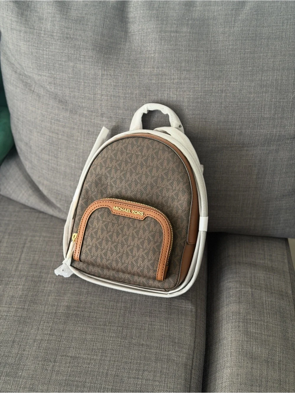 Michael Kors Brown Mini Backpack